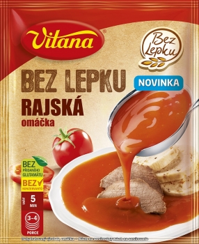 Bez lepku Rajská omáčka 65g/ Glutenfreie Tomatensauce