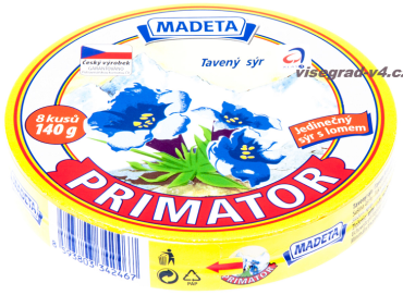 Primátor sýr tavený 45% 140g Schmelzkäse