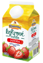 Krajanka Mléko kefírové 0,8% jahoda  450 g Kefir Milch Erdbeere