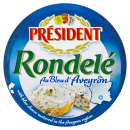 Président Rondelé 100g  Nezrající sýr se sýrem s modrou plísní  Käse mit Blauschimmelkäse