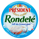 Président Rondelé sel de Camargue Sýr přírodní se solí  100 g Naturkäse mit Salz